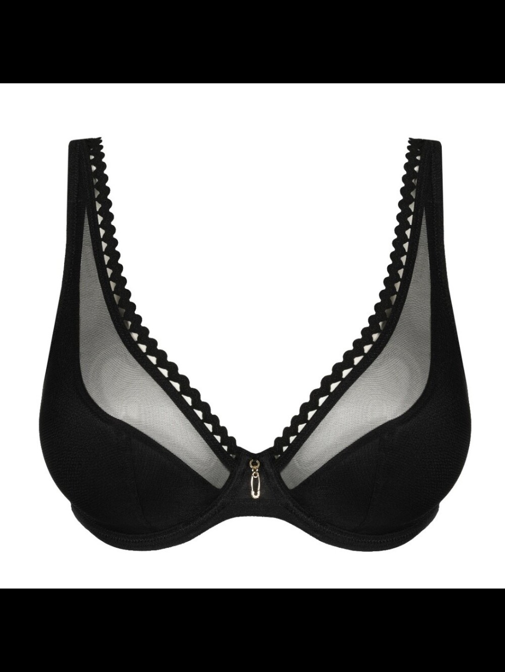 PrimaDonna Twist Vivgirl Black Half Padded Plunge Bra 32G